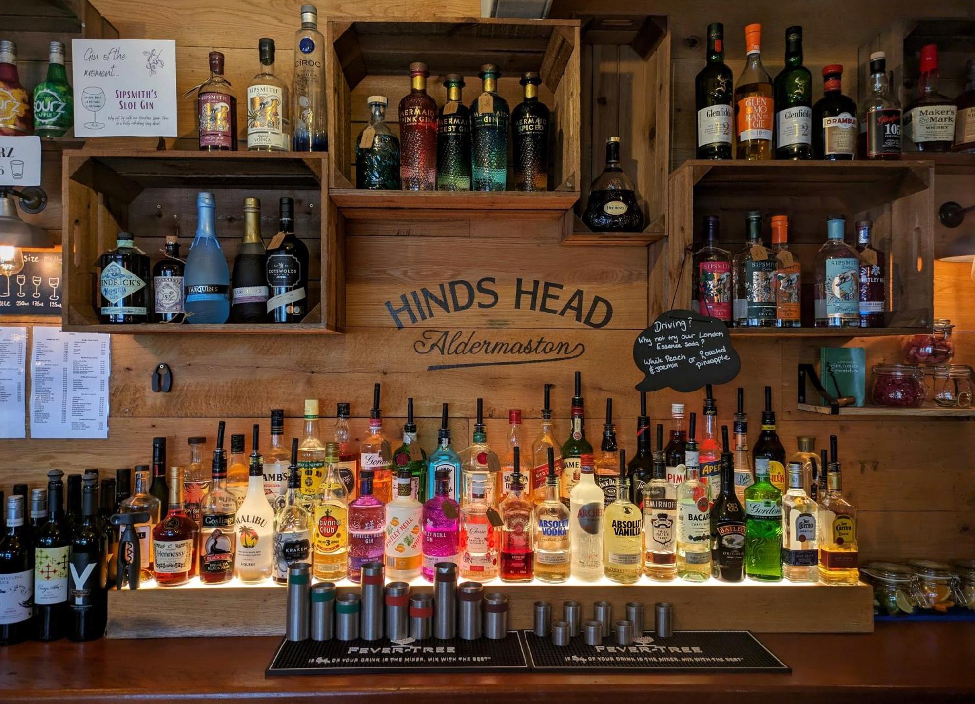 Hinds Head Hotell Aldermaston Eksteriør bilde