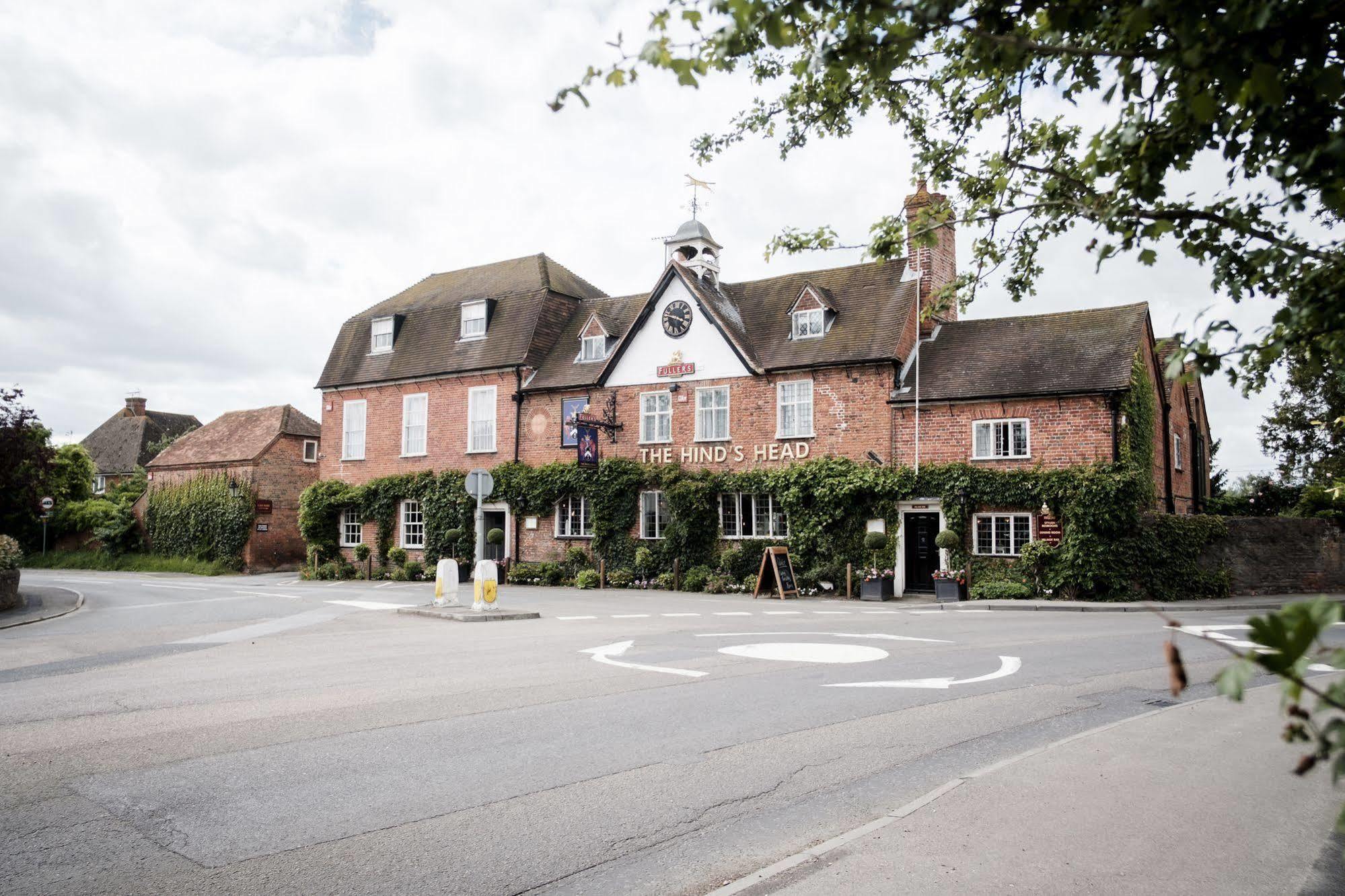 Hinds Head Hotell Aldermaston Eksteriør bilde