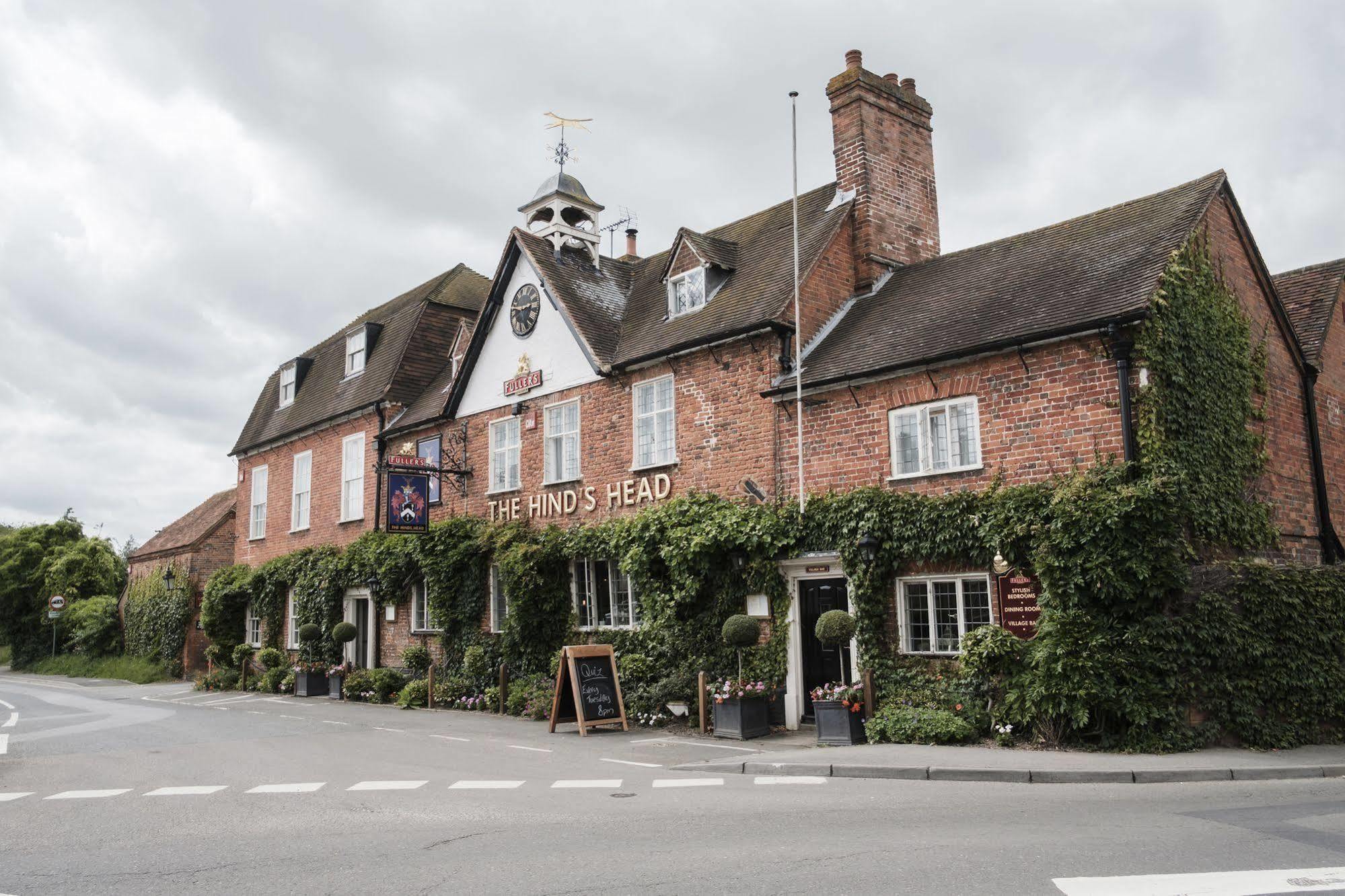 Hinds Head Hotell Aldermaston Eksteriør bilde