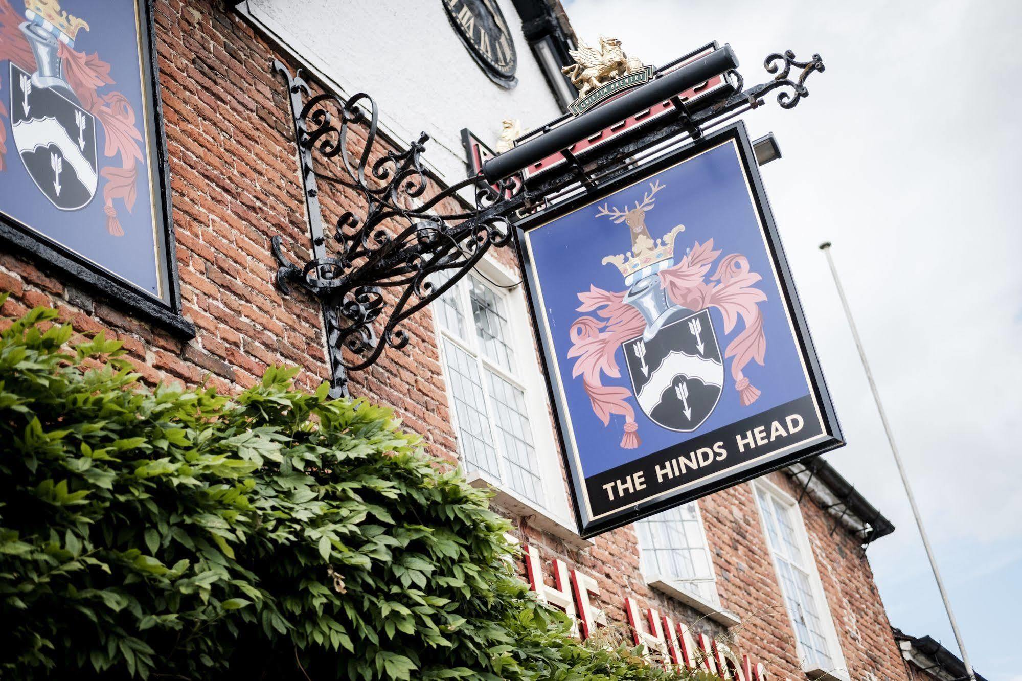 Hinds Head Hotell Aldermaston Eksteriør bilde
